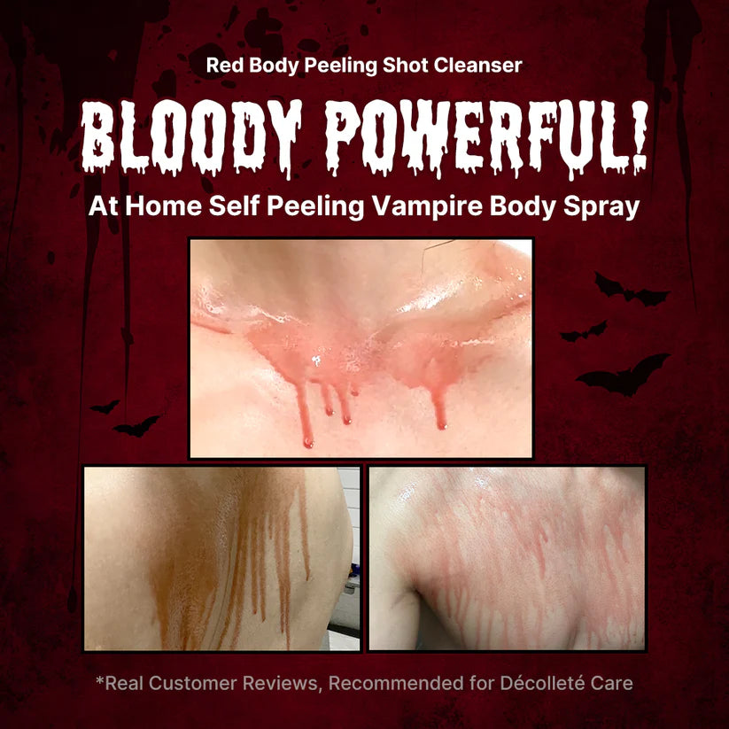 KIRMIZI VÜCUT PEELING SHOT TEMİZLEYİCİ